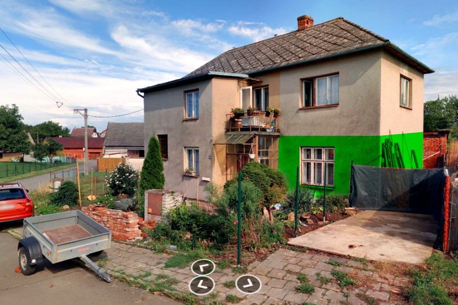 Pronájem pokoje 22 m2 s malou zahrádkou