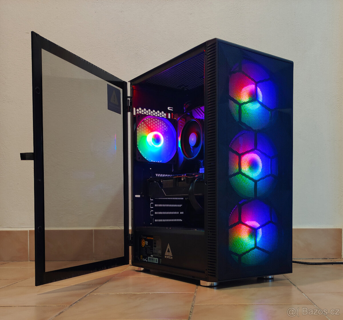 Herní počítač s RX 5700 XT, Ryzen 7 , B450 AM4, Win 11