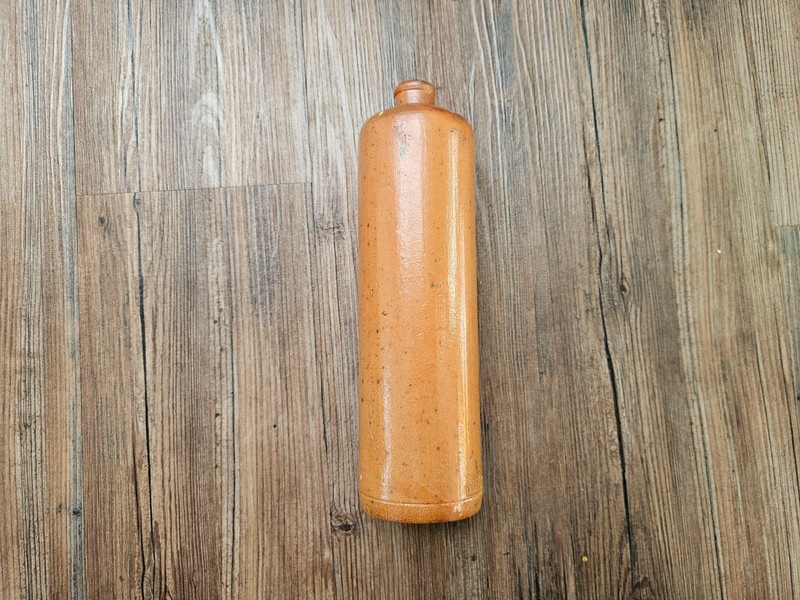 Hliněná keramická hnědá váza výška 30 cm