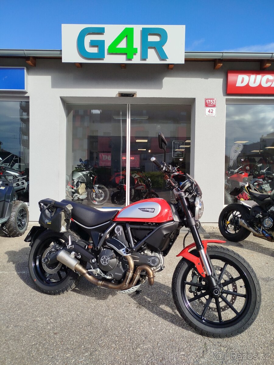 Ducati Scrambler Icon, DESMO, LAĎÁK, KRÁSNÝ STAV