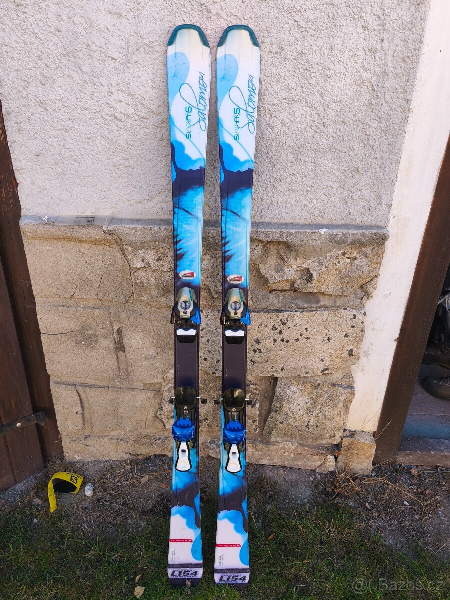 Salomon Siamnis 154cm, radius 12,1, pěkný stav