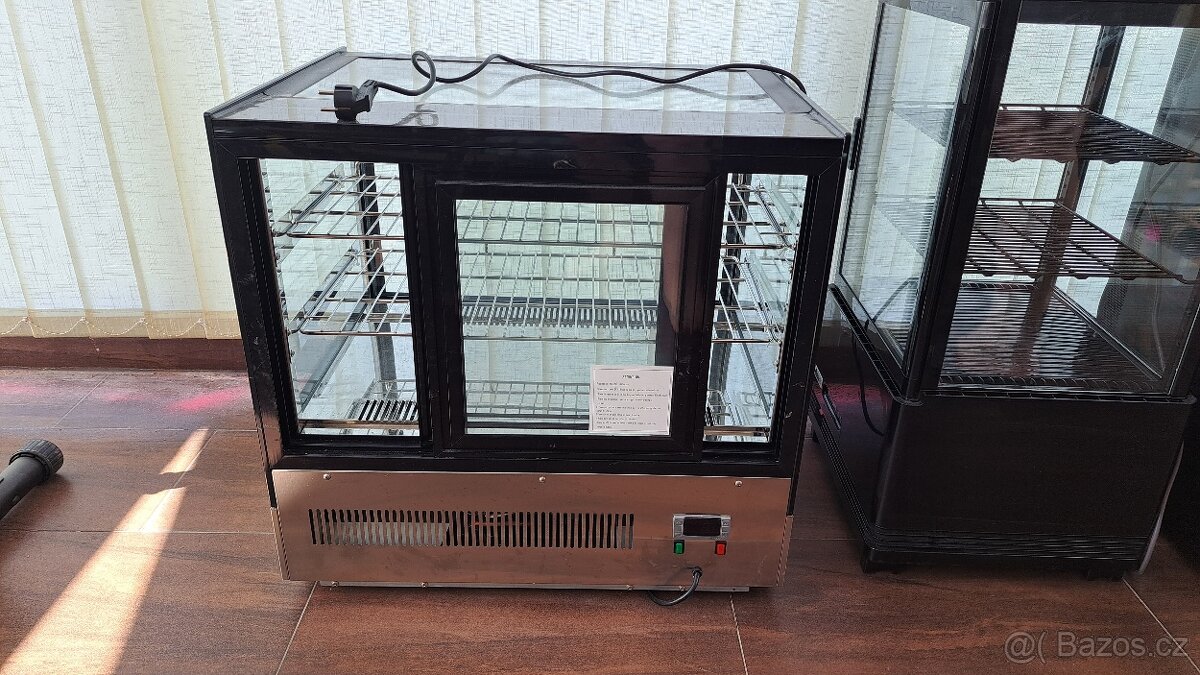 2x chladící vitrína + vinotéka