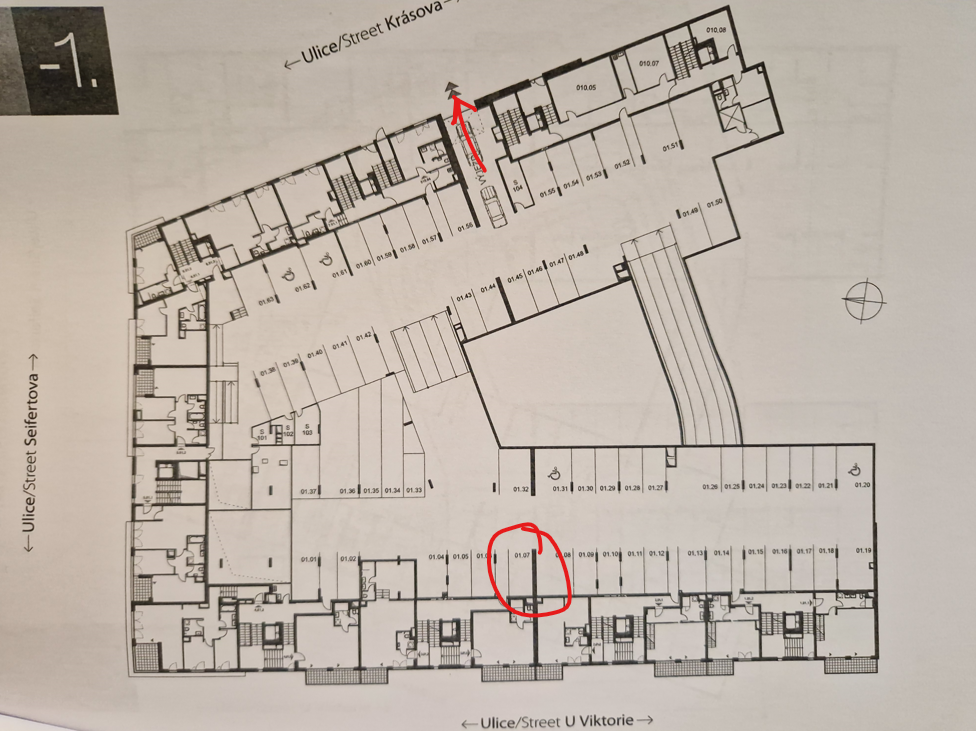 garazove stani Praha centrum