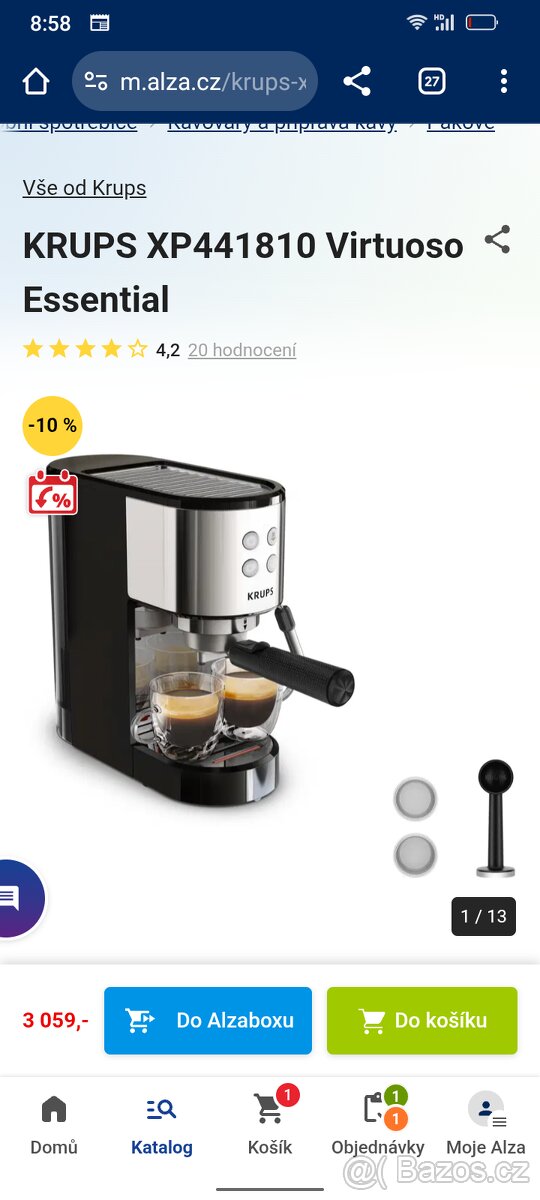 Pákový kávovar Krups