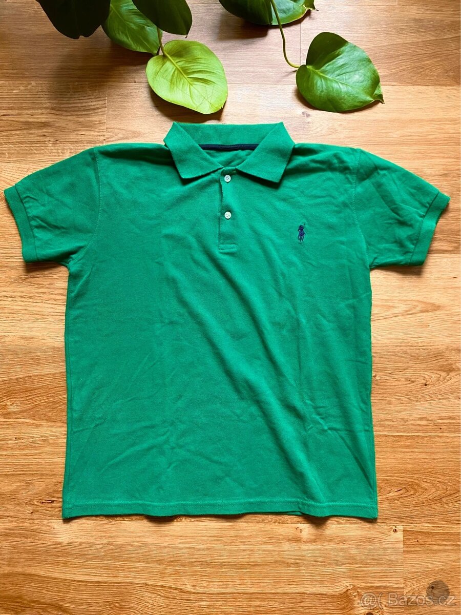 Ralph Lauren polo M zelené – originál, velmi dobrý stav