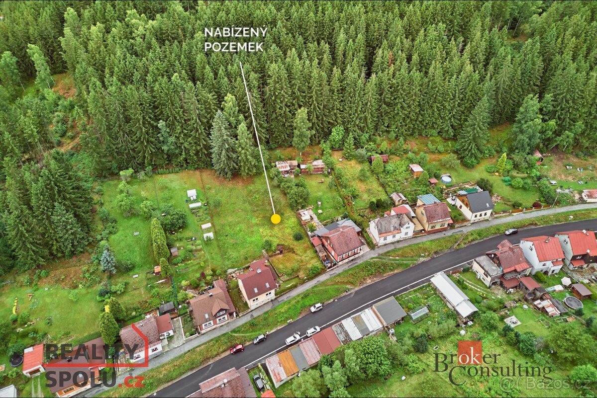 Prodej, pozemky/bydlení, 920 m2, Západní, Kraslice, Sokolov