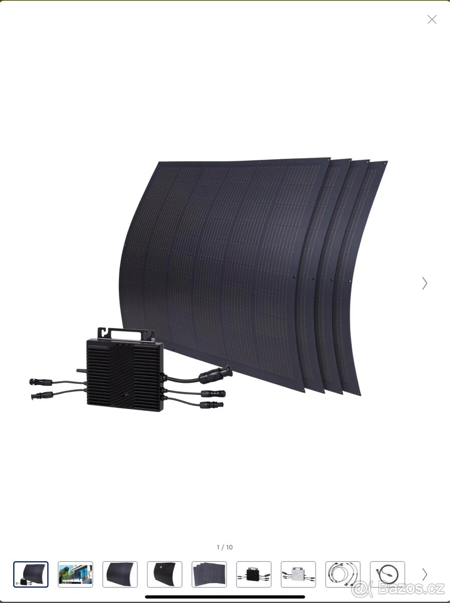 NOVÁ-ZÁRUKA Solární balkonová elektrárna 800 Wp