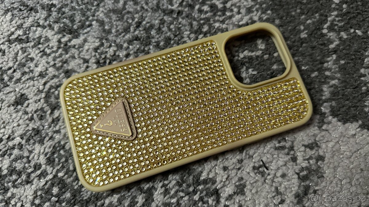 Kryt Guess na iPhone 14 PRO MAX - Zlatý