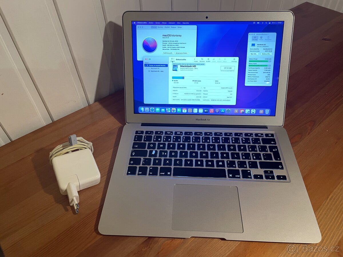 MacBook Air 2017 – 8 GB RAM - 128 GB SSD – super baterie
