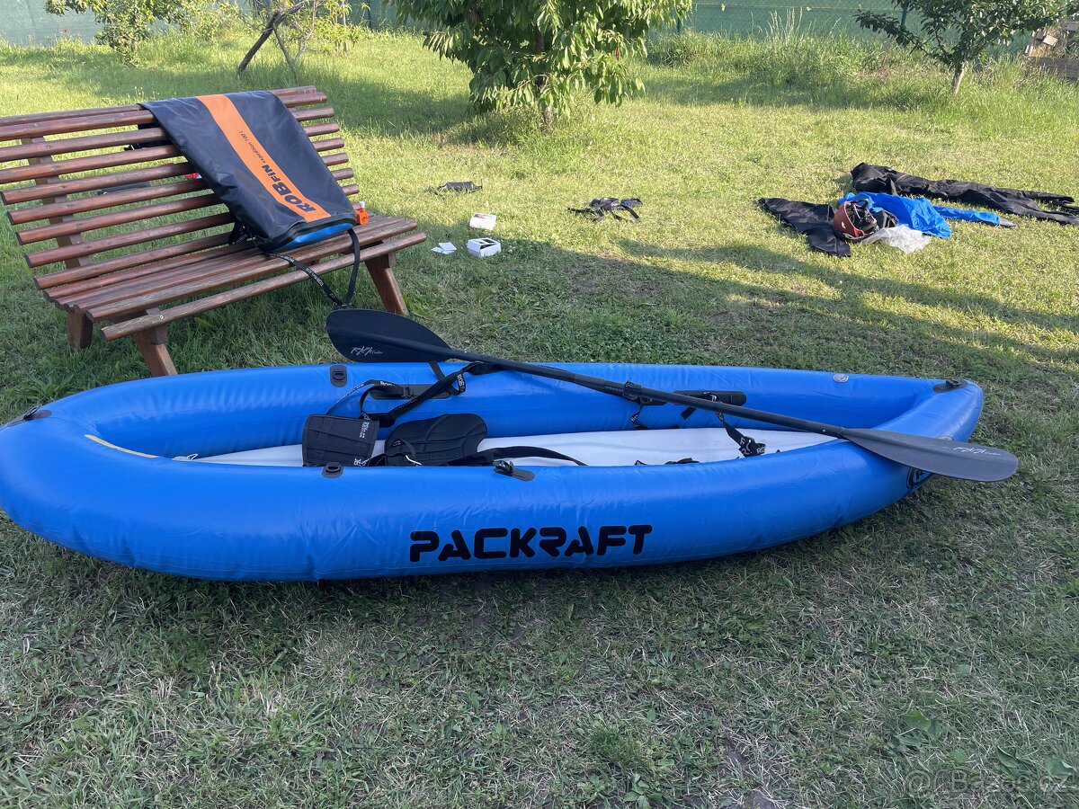 Packraft RobFin Expedition extra long komplet vybavení