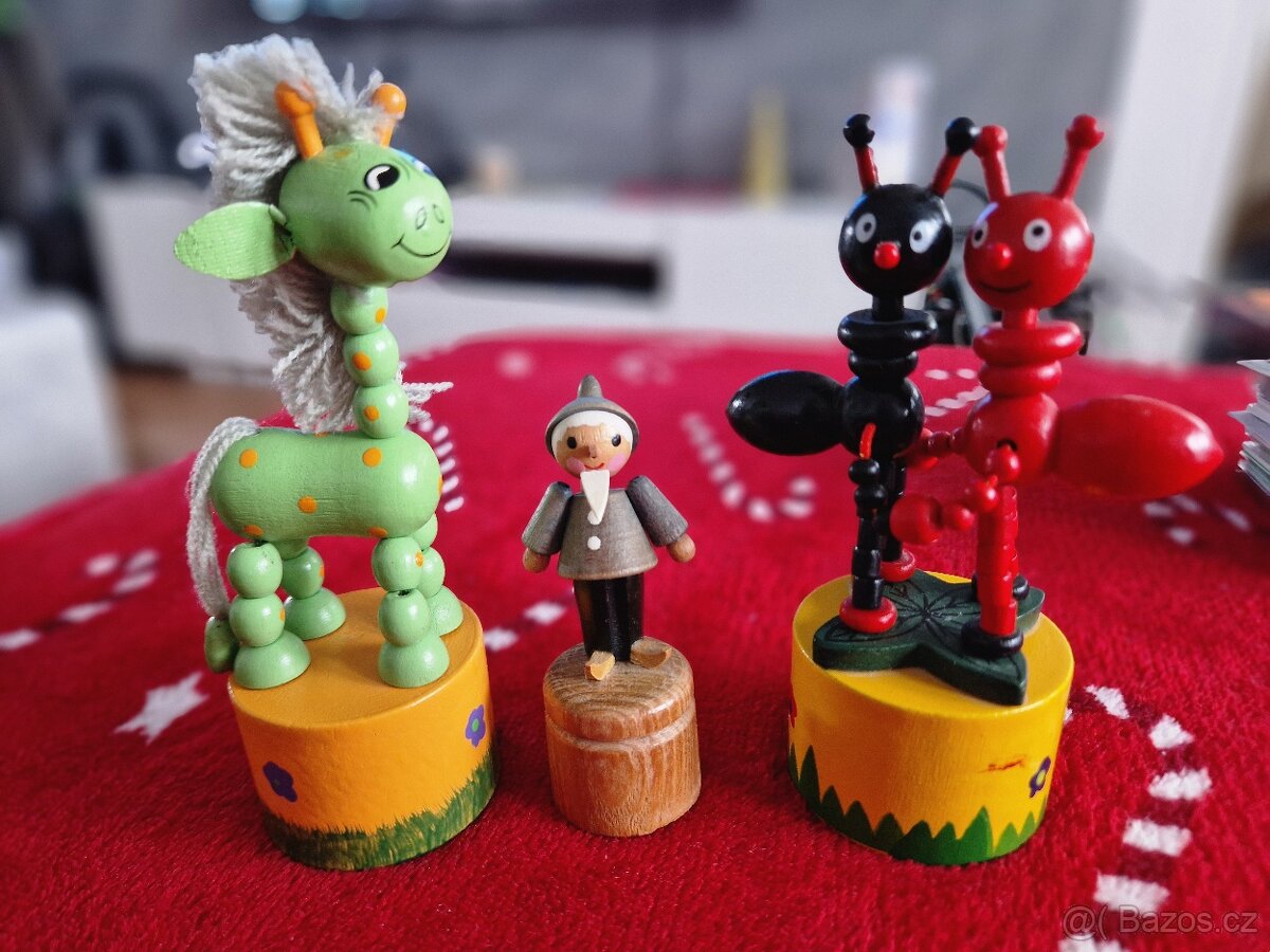 Dřevěné pohyblivé hračky - Ferda mravenec