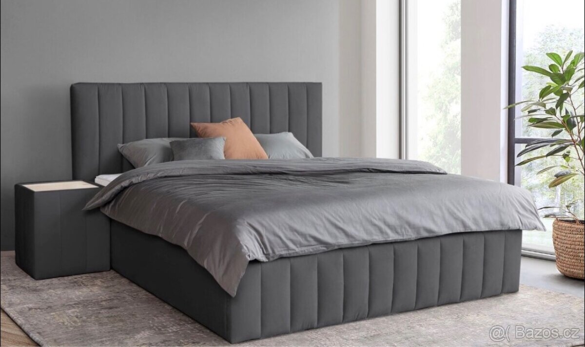 Čalouněná postel Elffy 180x200cm Nová