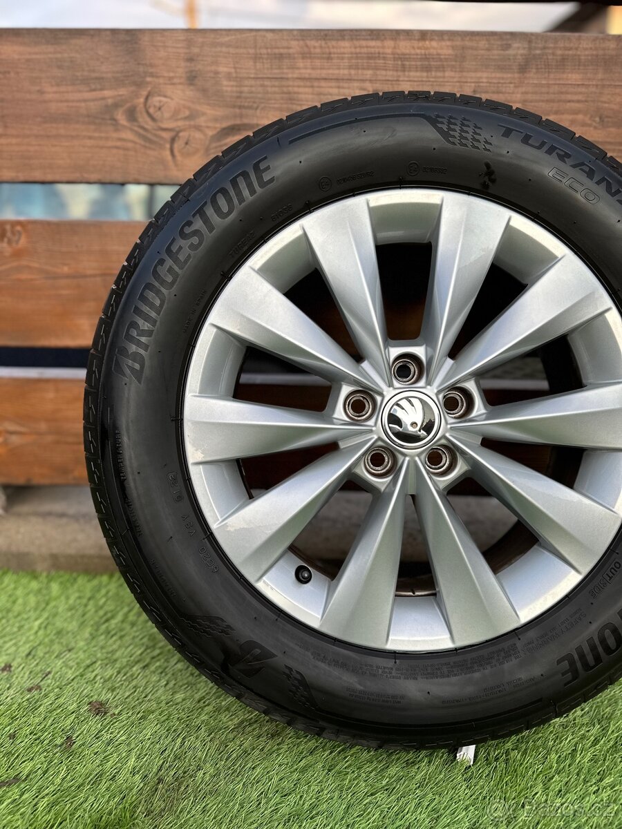Alu kola 5x100 r16 s letnim pneu (kanava)