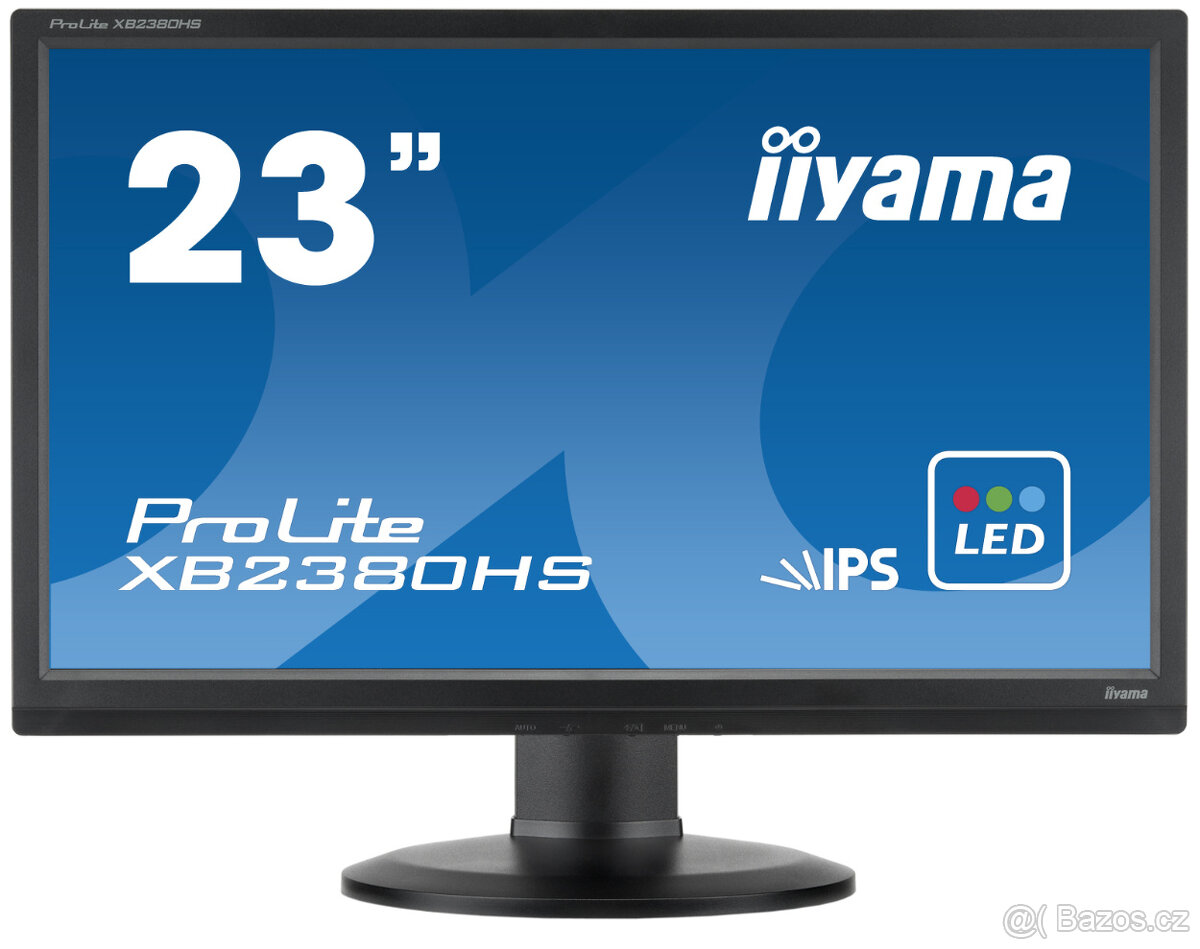 IPS Monitor, 23", Full HD, iiyama ProLite XB2380HS-B1