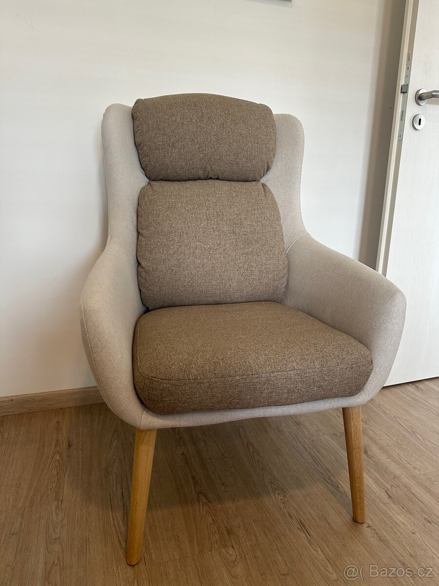 Kreslo Scandishop béžové