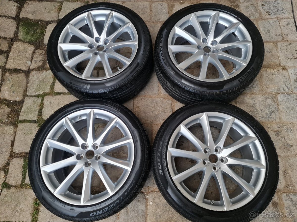Originální zimní sada Jaguar XJR 10+9x19 + pneu - zašlu