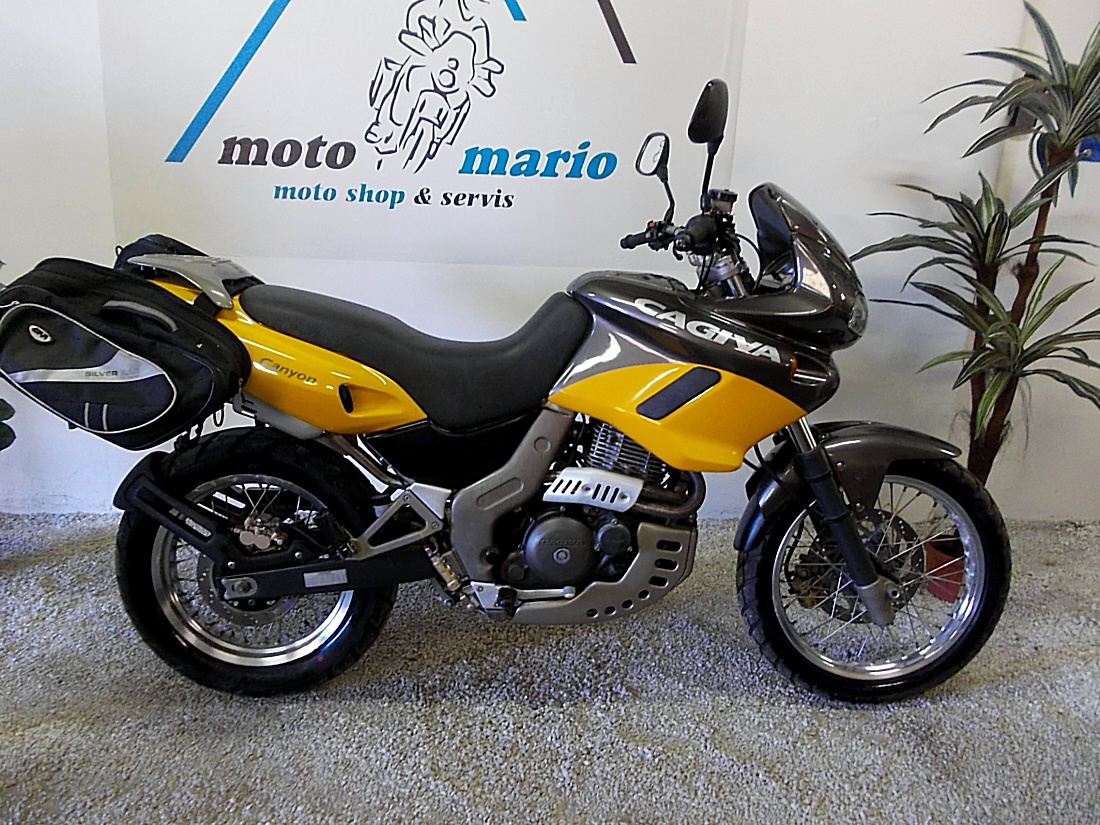 Enduro Cagiva Canyon 500 pouhých 14.tis.KM Výrobní STAV