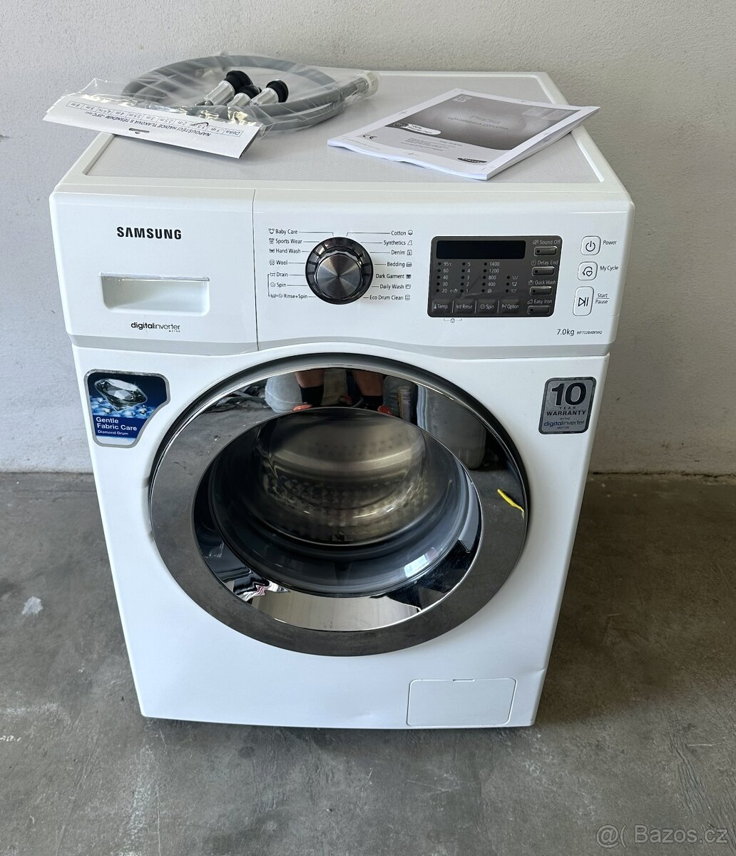 SAMSUNG tř.A+++ 7 kg INVERTOR 1400 ot - JAKO NOVÁ