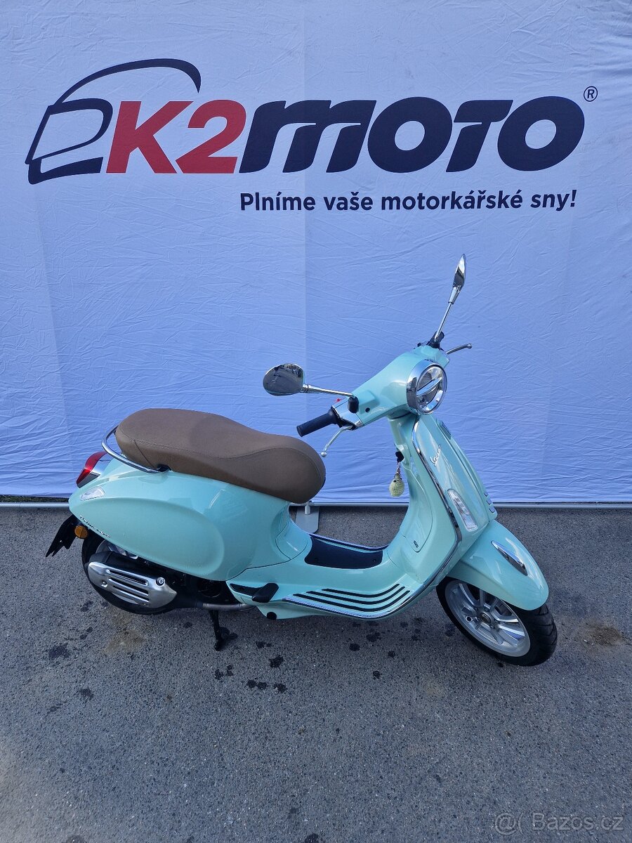 Vespa Primavera 125 - 2023 - nájezd 909km