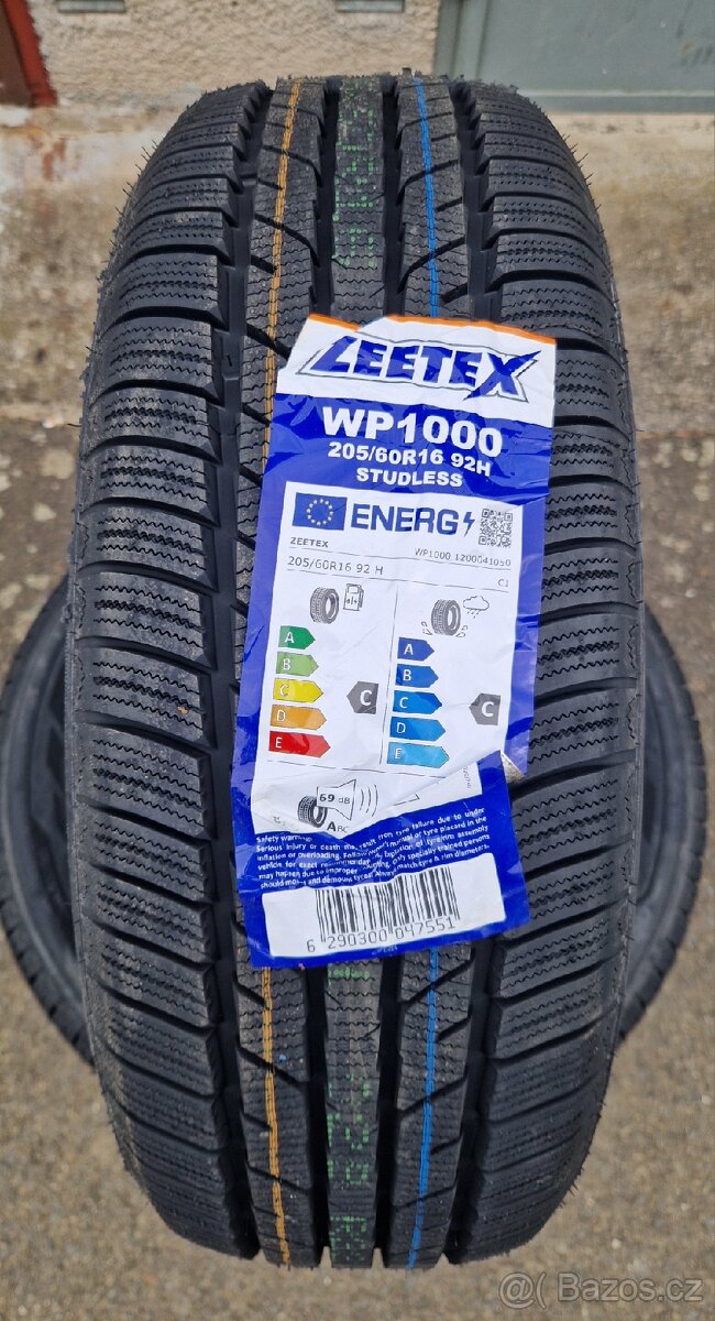 4x zimni pneu 205/60/16..92H...ZEETEX