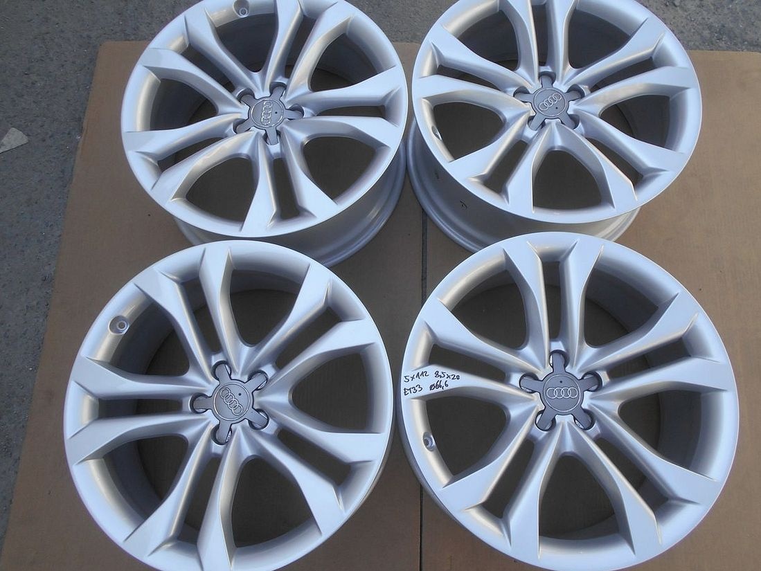 Alu disky originál Audi 20", 5x112, ET 33, šířka 8,5J