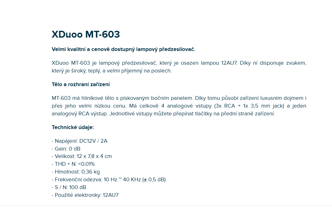 předzesilovač s elektronkou