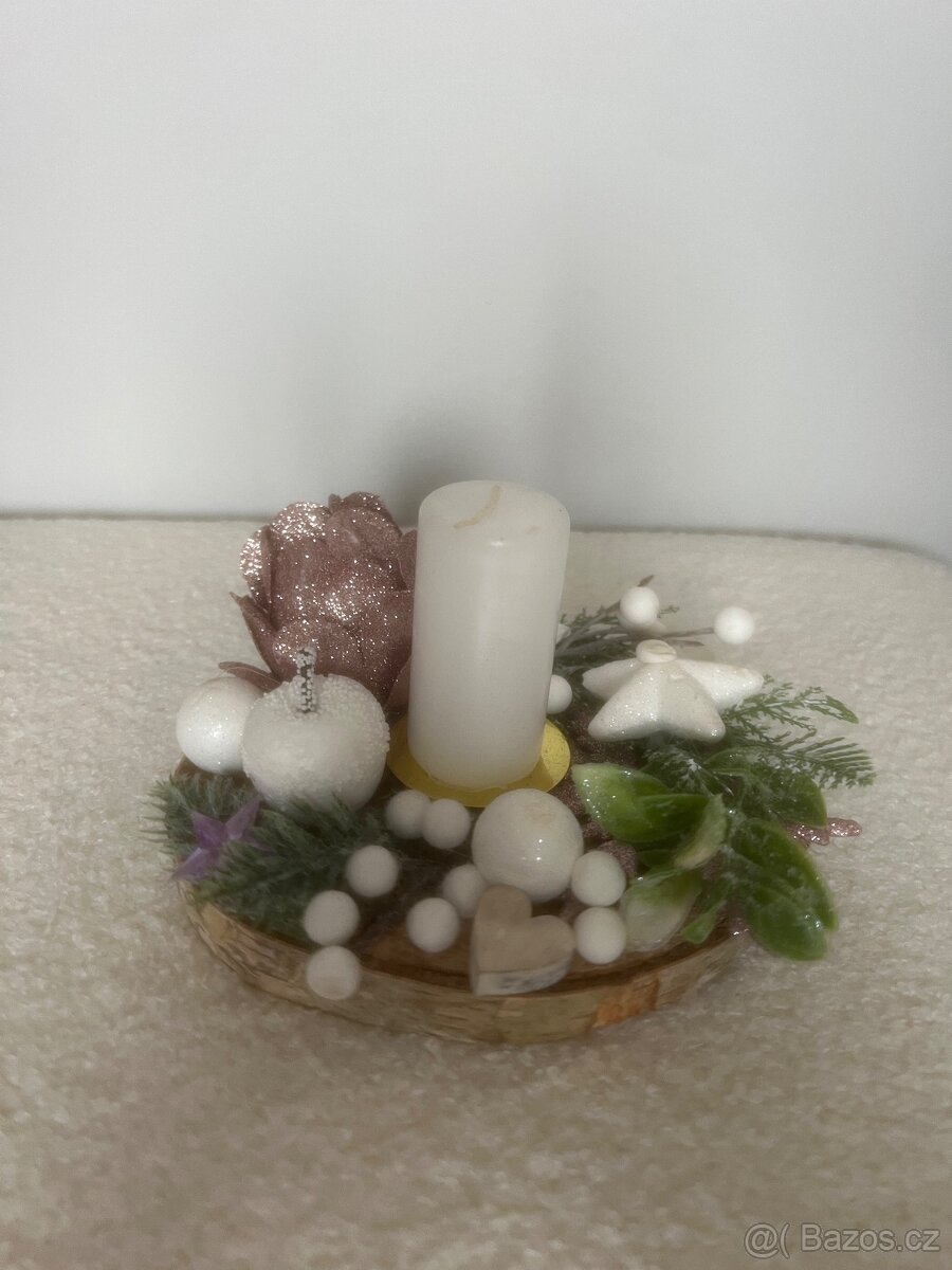 Vánoční svícen na stůl 2
