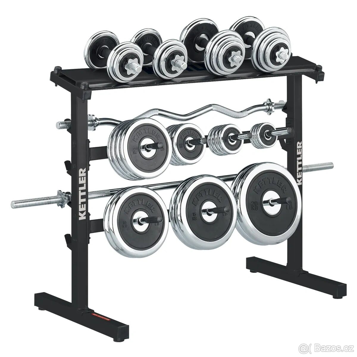 Stojan na kotouče, osy a jednoruční činky Kettler