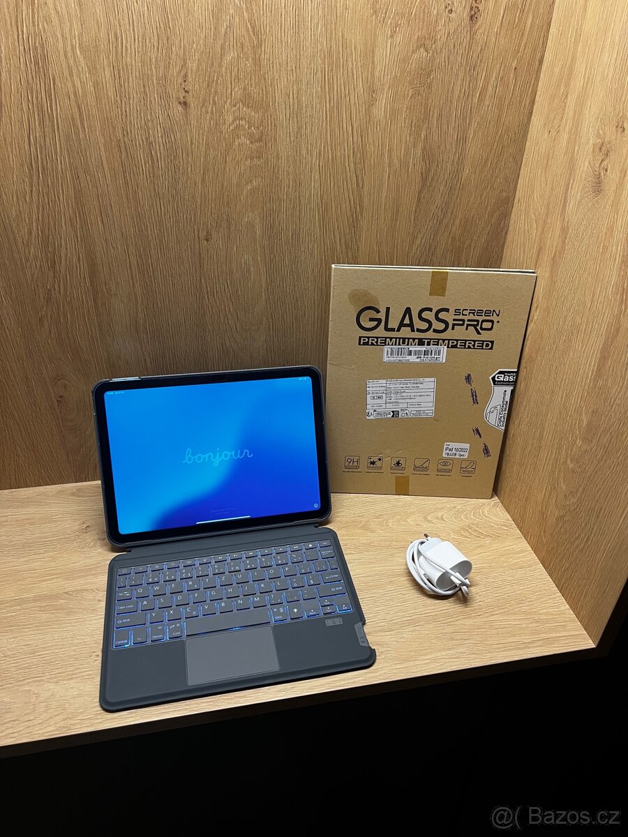 iPad 10.9" 64GB WiFi Cellular Modrý 2022 a pouzdro