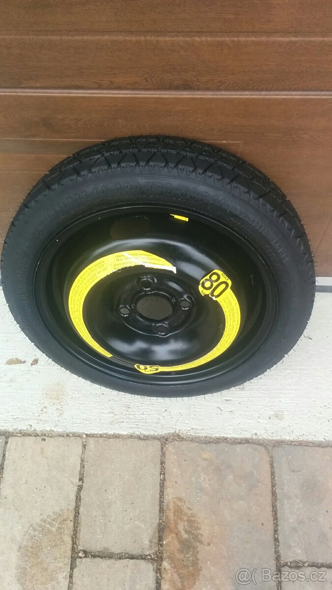 Dojezdovka dojezdove kolo rezerva VW Up Citigo 4x100