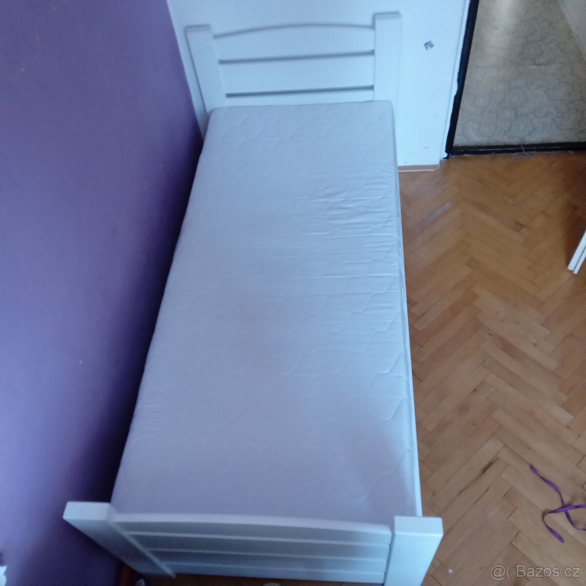 Dětská postel s úložným prostorem 80x180 cm + matrace LATEX