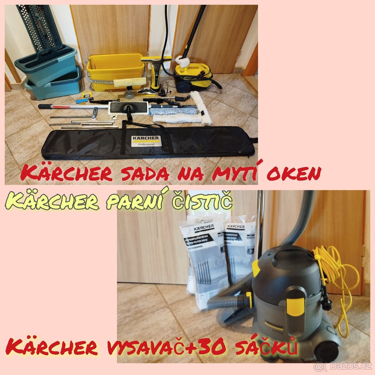 Kärcher sada na okna atd+  vysavač Karcher T10/1