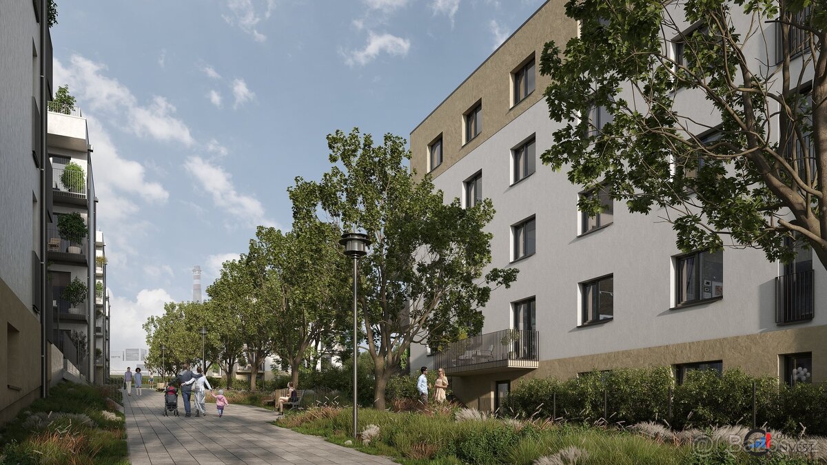 Prodej bytu 3+kk s terasou, 79,78 m2, Mírová, Rychnov nad Kn