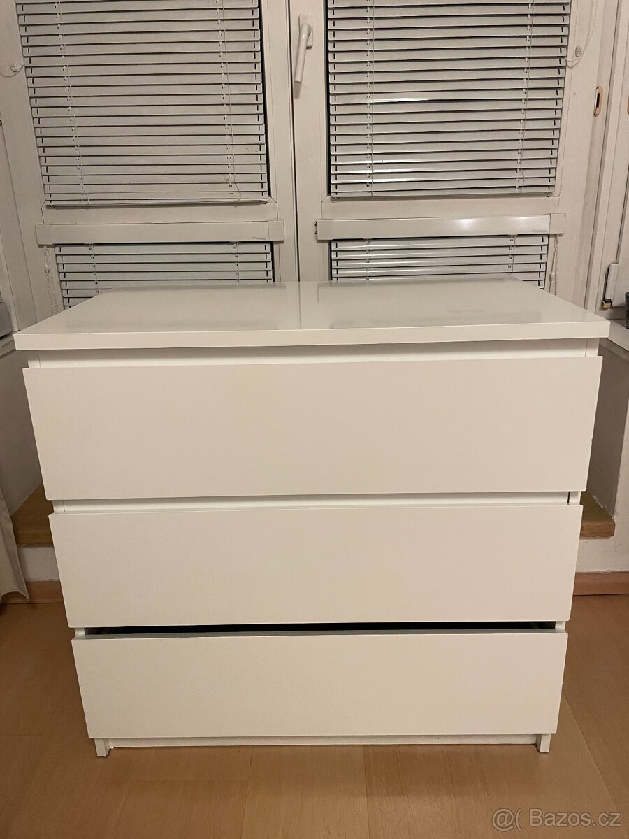 Komoda IKEA Malm bílá 80x78 cm
