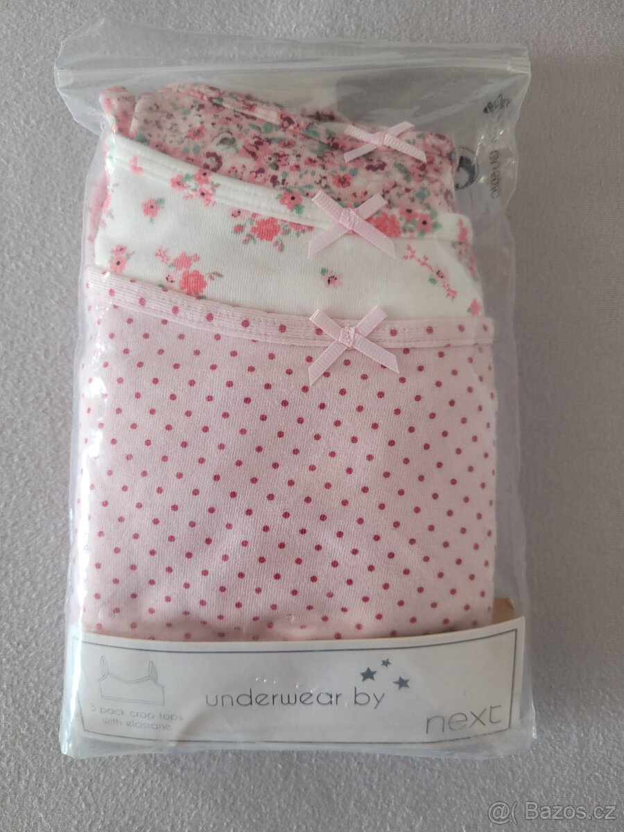 3PACK HOLČIČÍ CROP TOPS