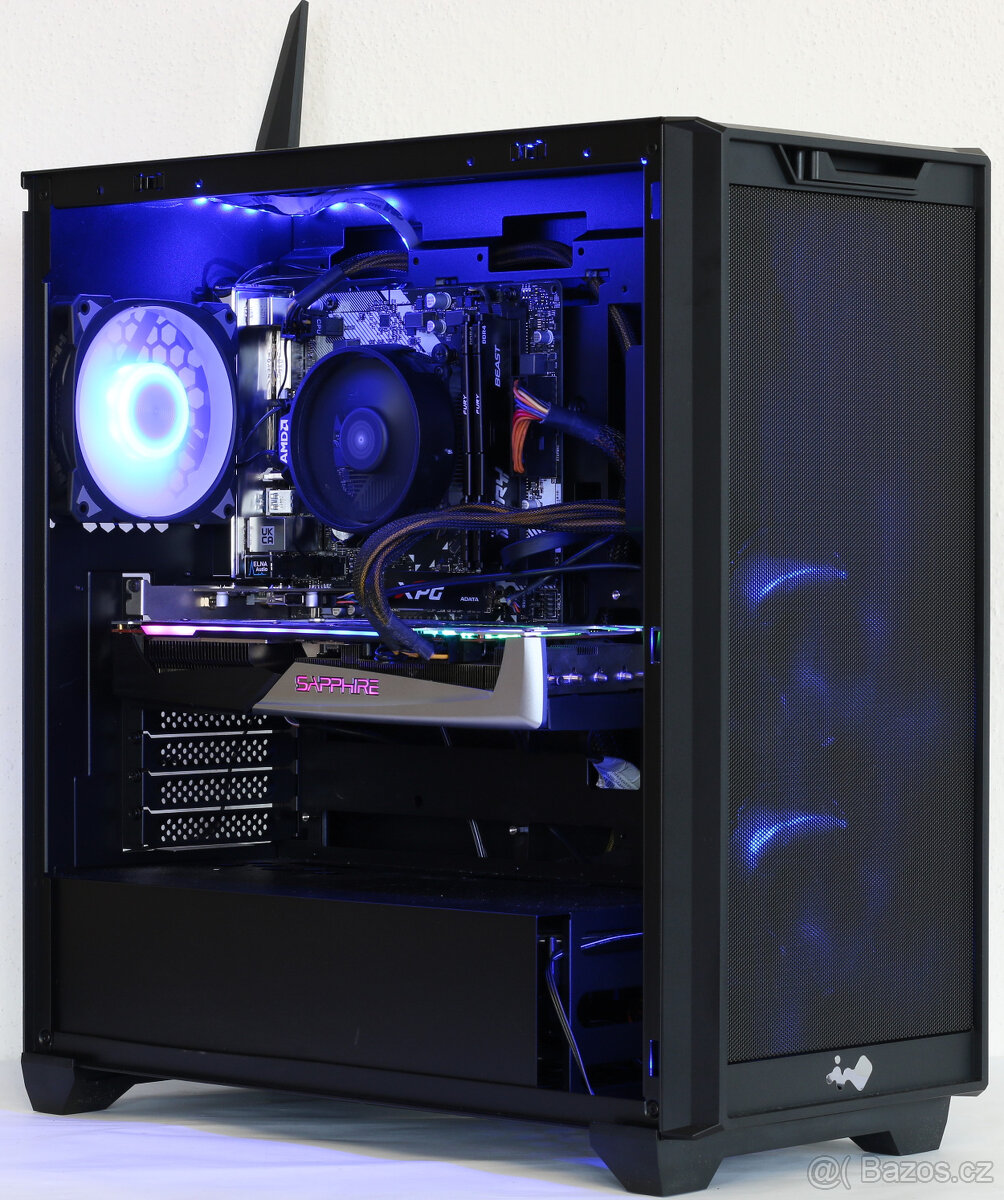 Herní PC Ryzen 5, 16GB RAM, SSD HDD,WiFi, W11
