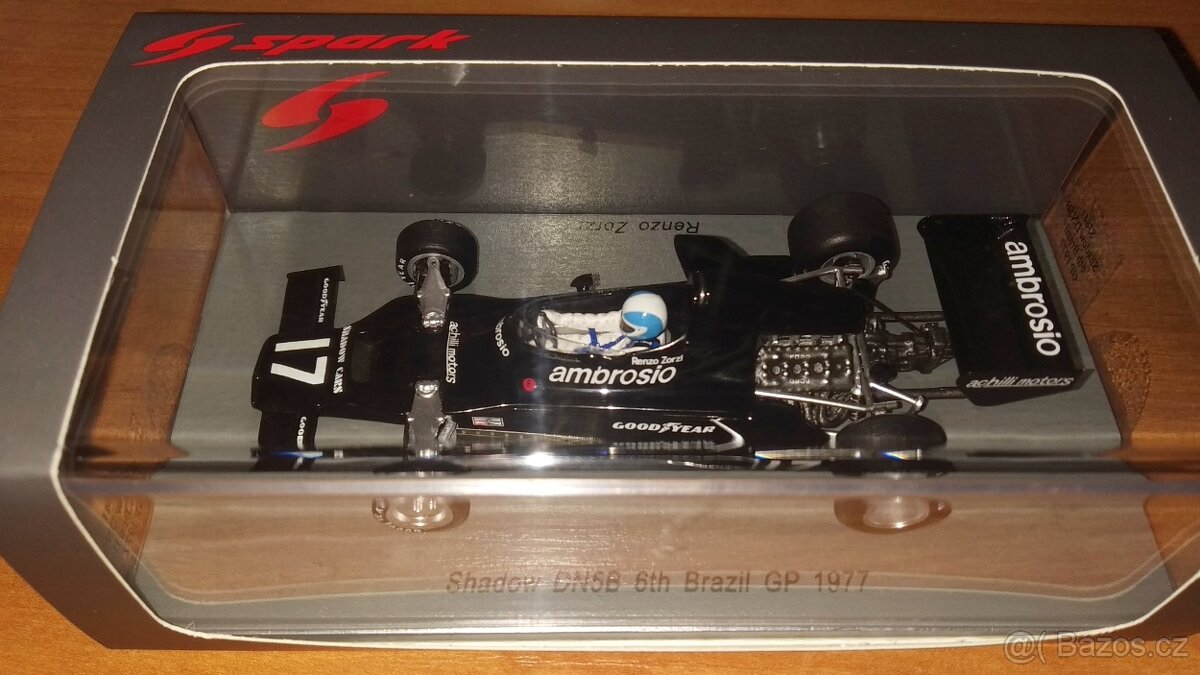 F1 Shadow DN5B Ford #17 Renzo Zorzi 1977 Spark S3841 1:43