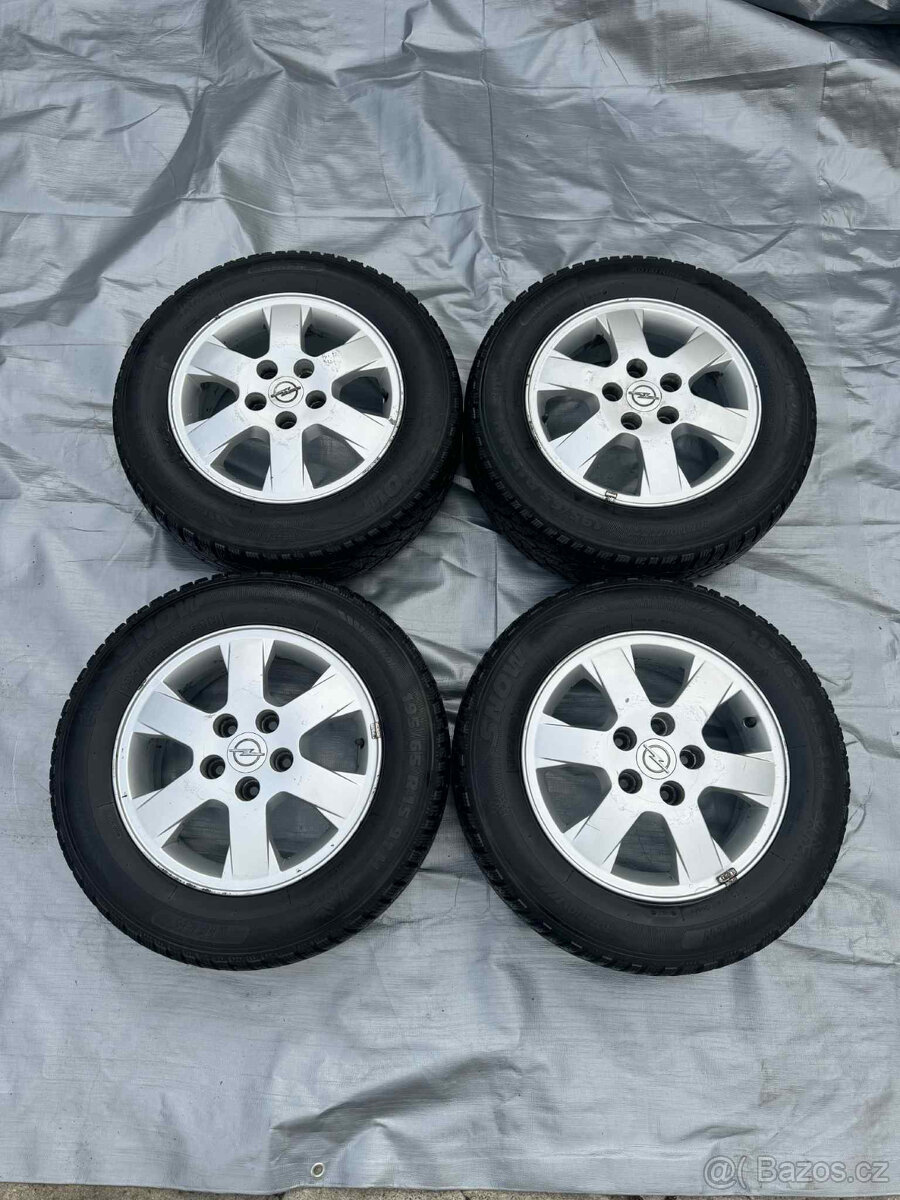 Na prodej – originální alu kola Opel 15" se zimními pneu