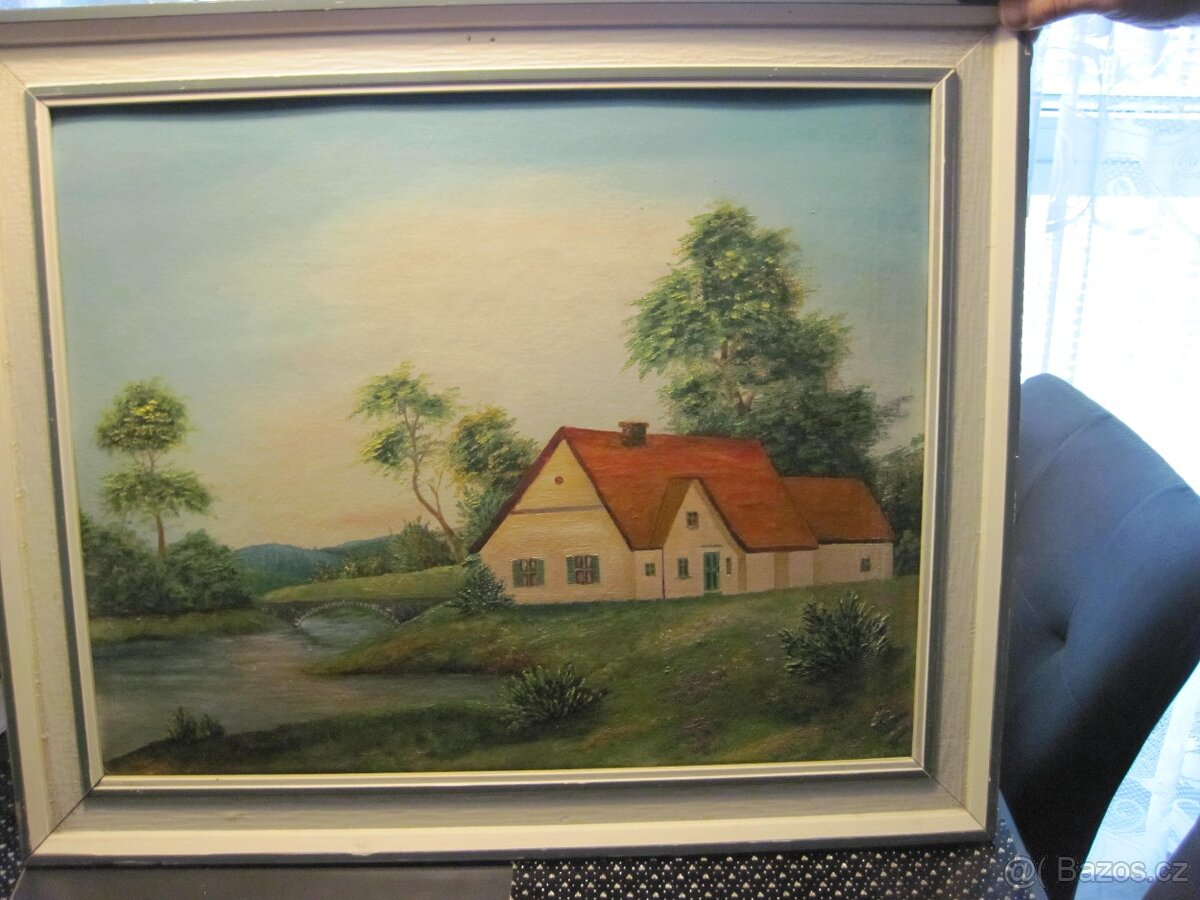 obraz, olejo malba