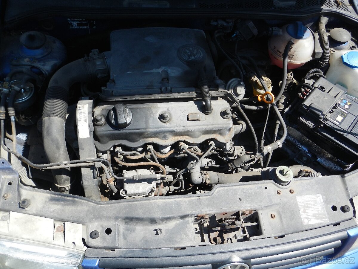 Prodám naftový motor + převodovku VW Polo 1,9 SDI