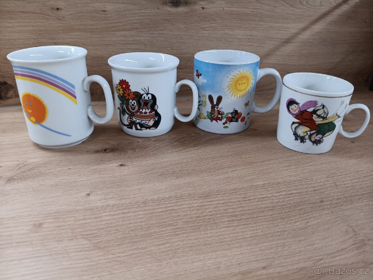 Dětské retro hrnky