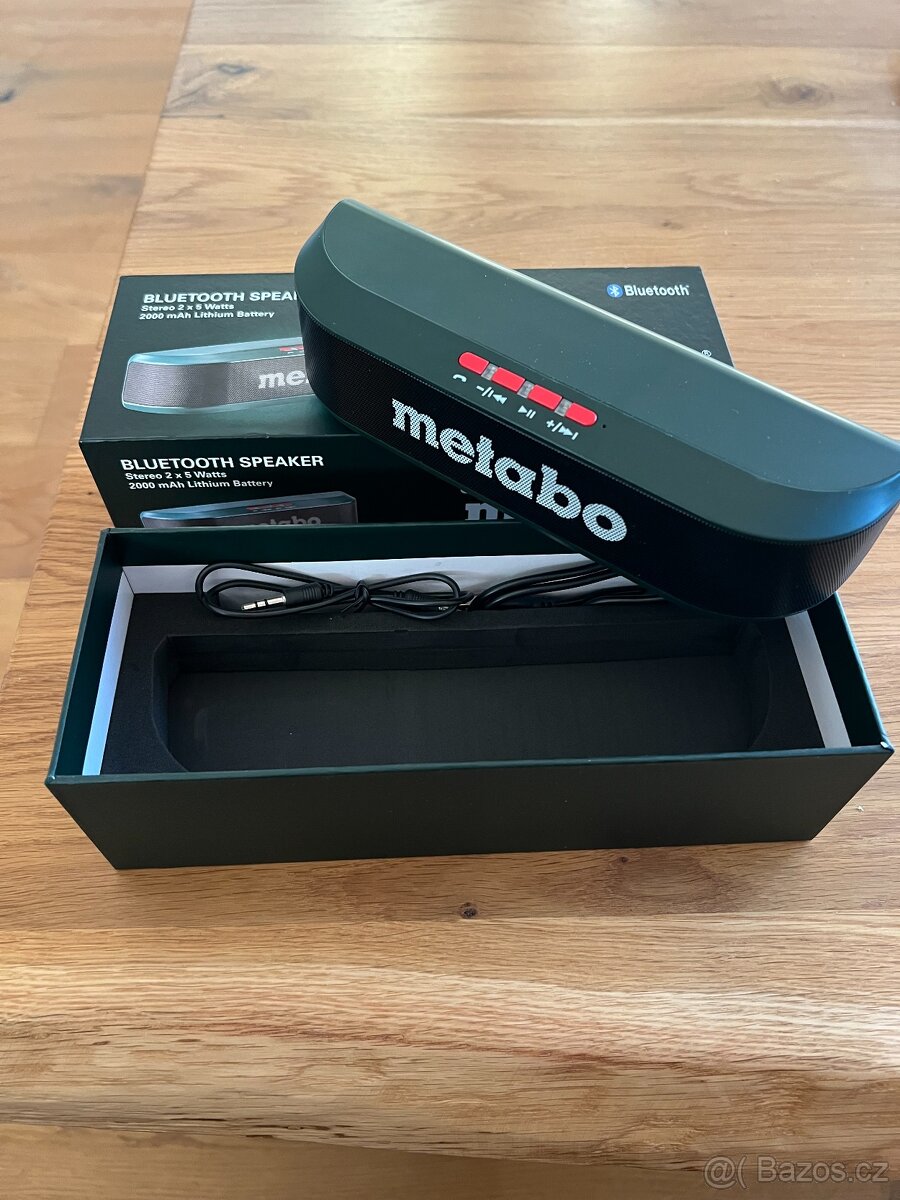 Metabo Bluetooth reproduktor - NOVÝ - stavební rádio