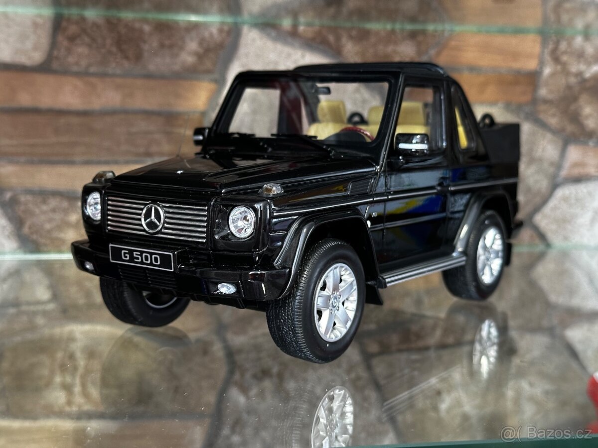 Mercedes Benz G 500 Convertible černé 1:18