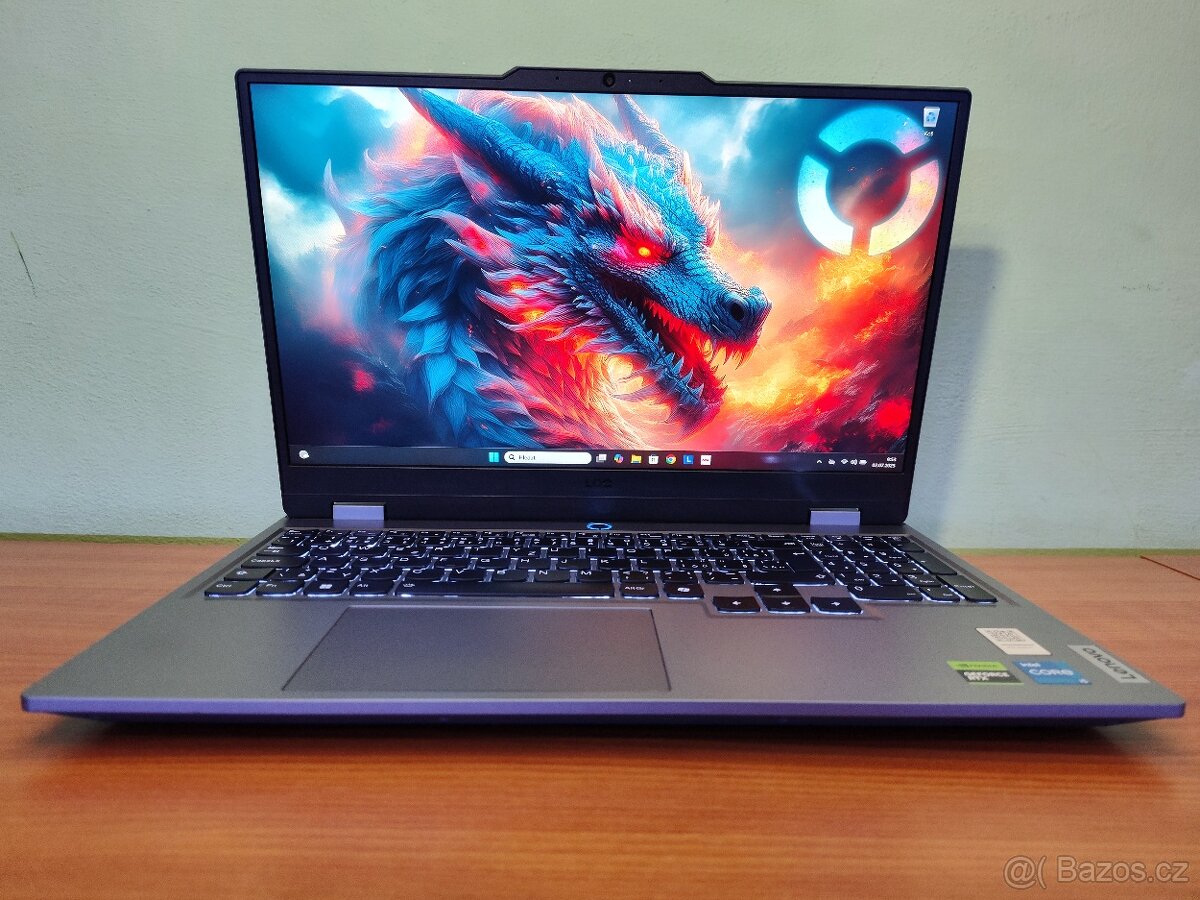 Herní Loq,2025,Rtx-6Gb,i5-12gen,24gb-DDR5,TOP-ZÁRUKA