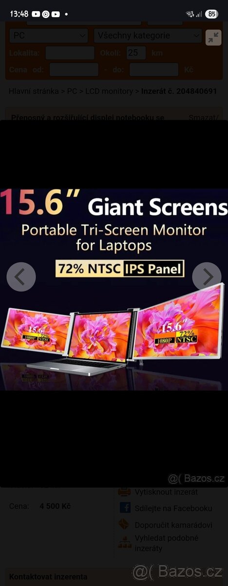 Přenosný monitor