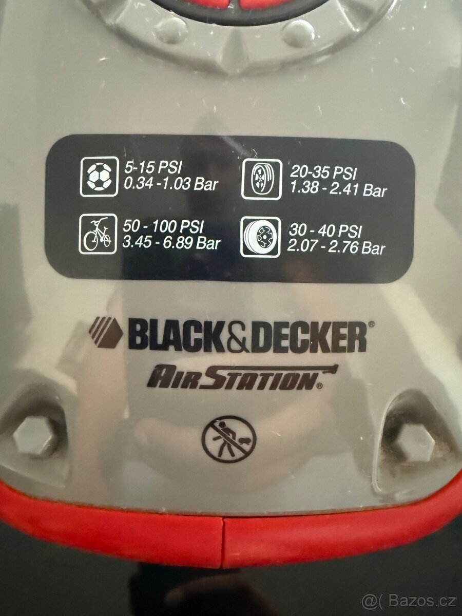 Black+Decker Kompresor ASI300, 11 Bar na 12 V i 220 V