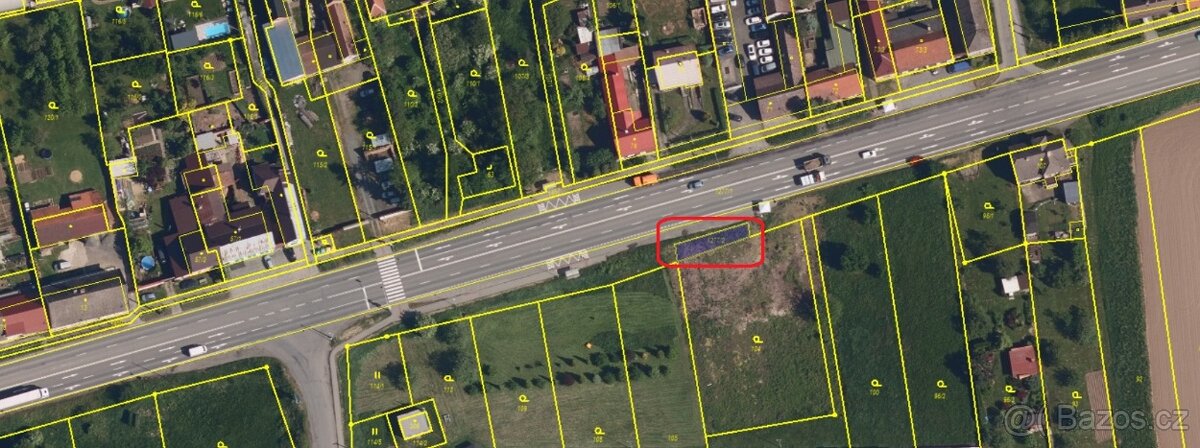 PRODEJ POZEMKU U SILNICE 47 PRO RYCHLÉ OBČERSTVENÍ REKLAMU