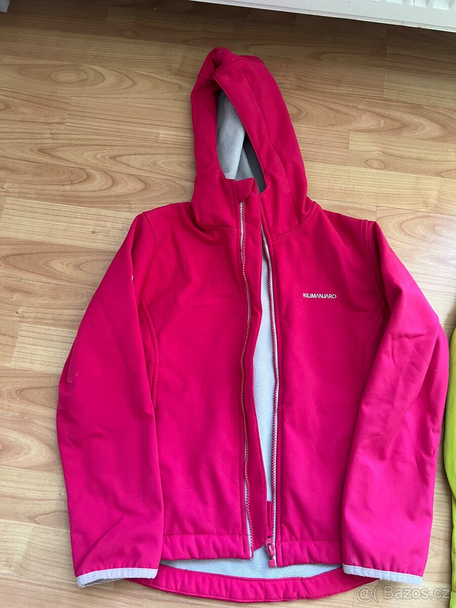 Softshelové bundy  KILIMANJARO, vel 140 cm, 152 cm