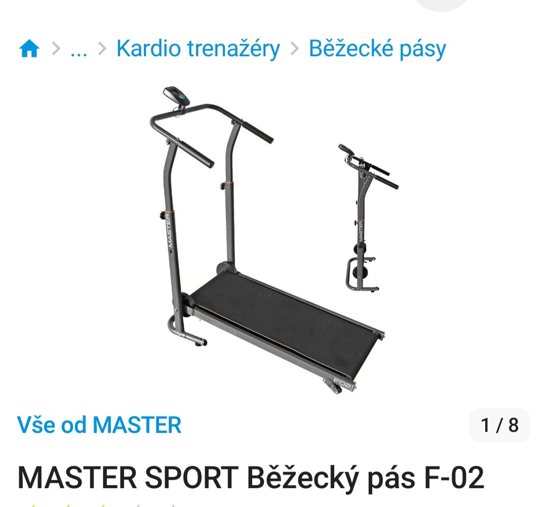 Prodám nevyužívaný běžecký pás