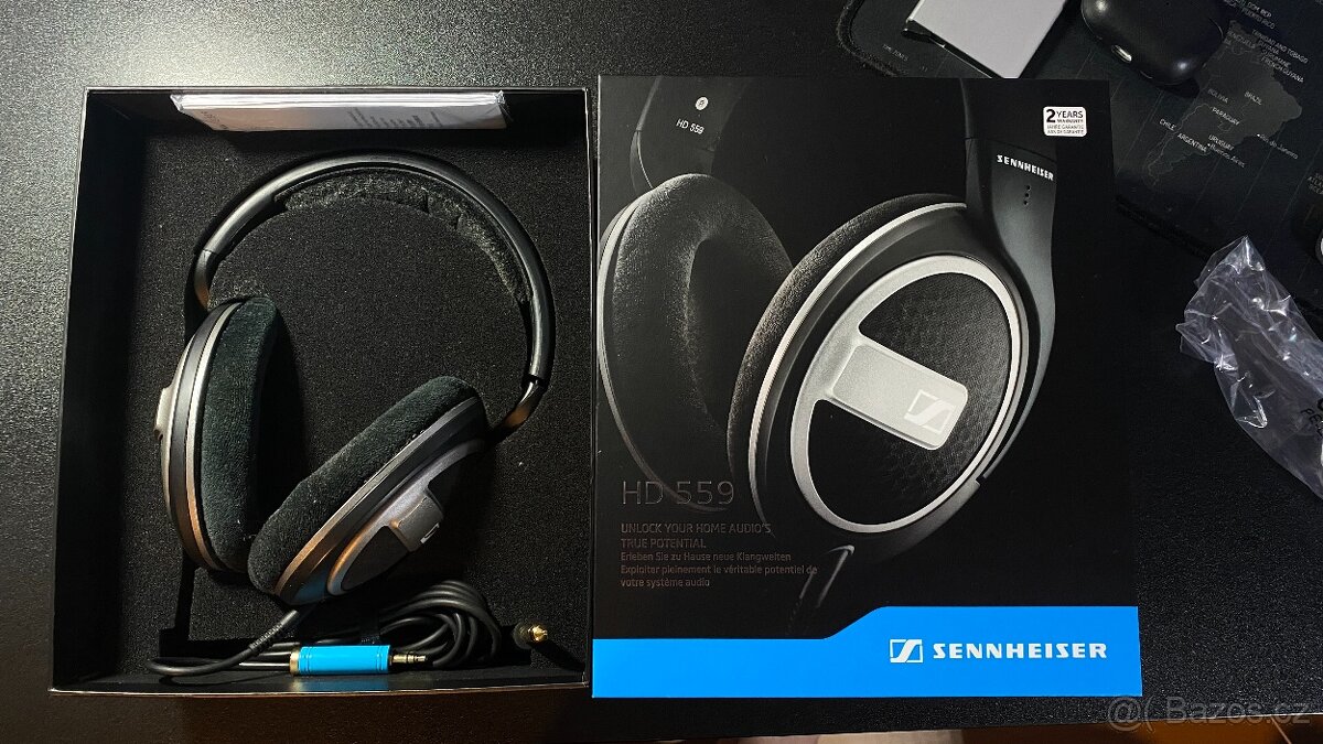 Sennheiser HD 559 – sluchátka v dobrém stavu